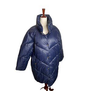 J. Crew Blue Puffer Jacket